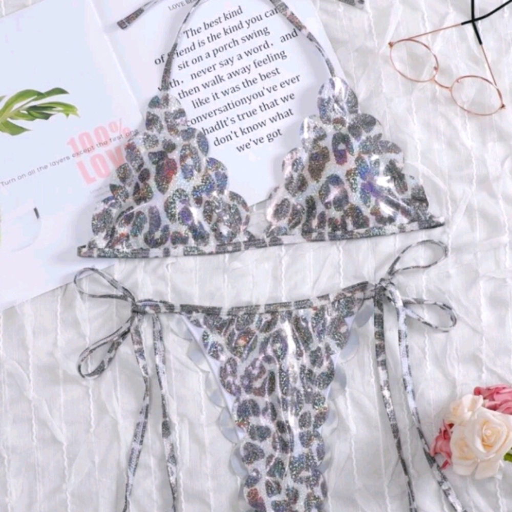 Leopard Bikini TOP ONLY